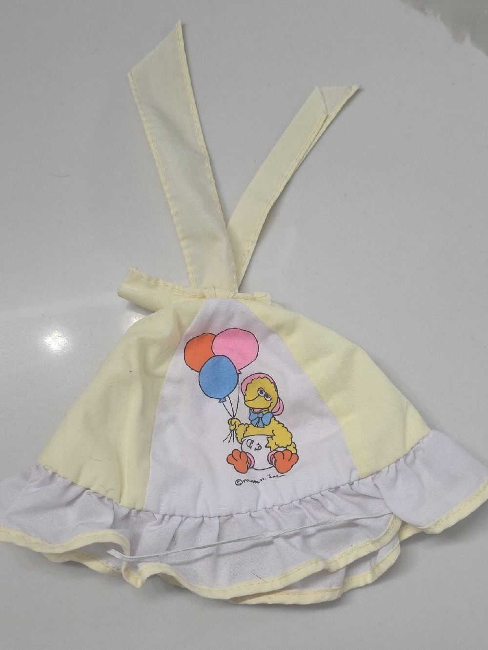 Vintage Big Bird Baby Ruffle Sun Hat